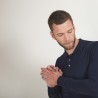 Pull col polo en laine - Beni 7040 marine - 05 Bleu marine