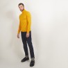 Pull col roulé en laine - Berry 7060 safran - 89 Moutarde