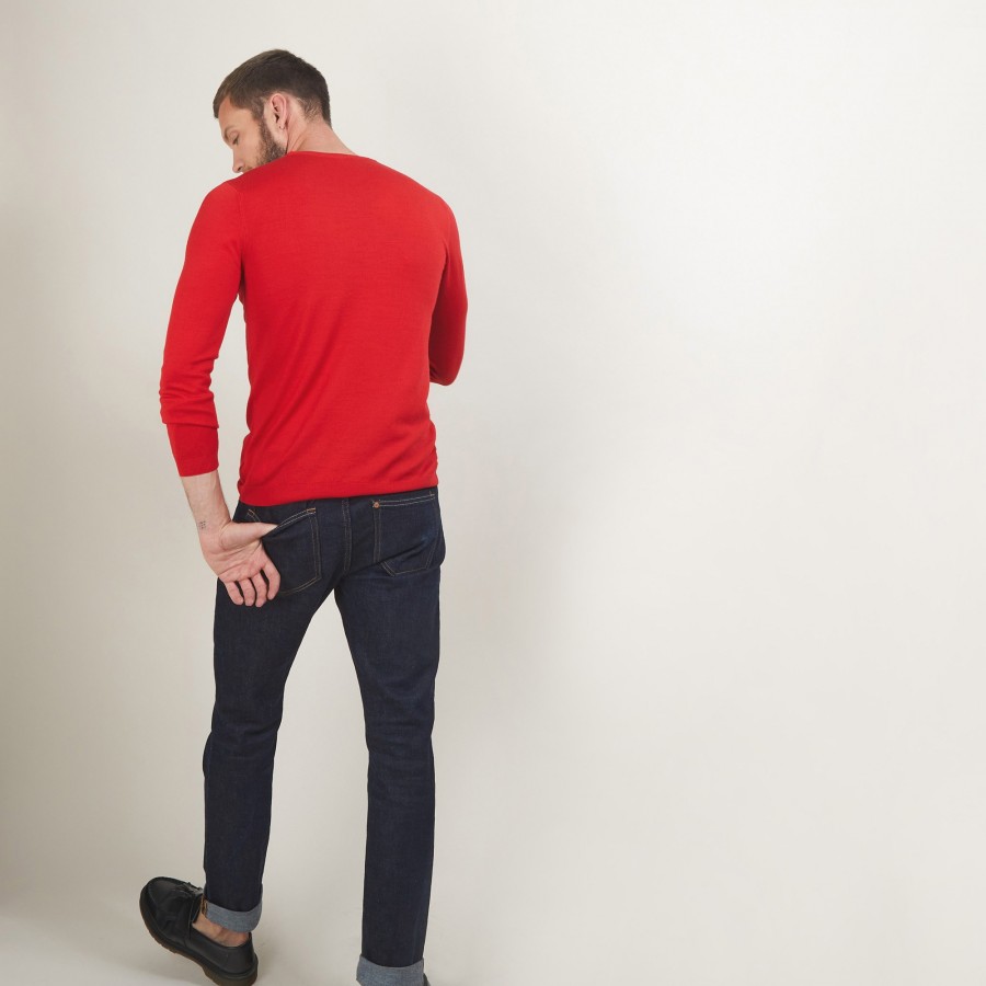 Round-neck wool sweater - Eddie