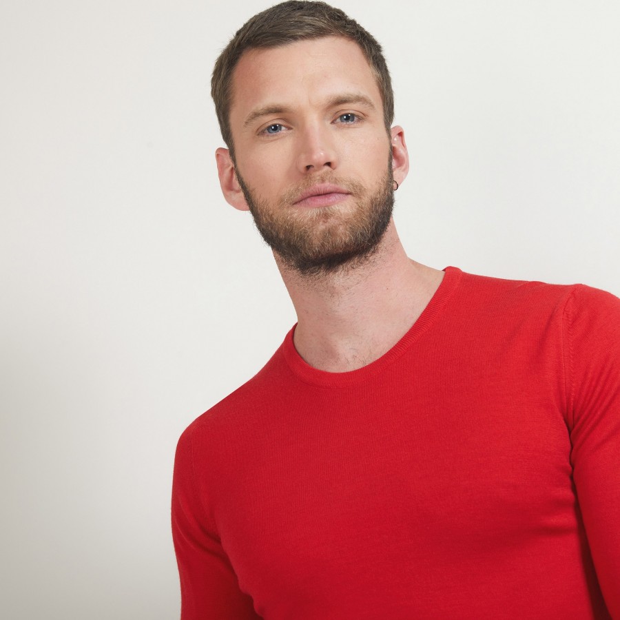 Round-neck wool sweater - Eddie