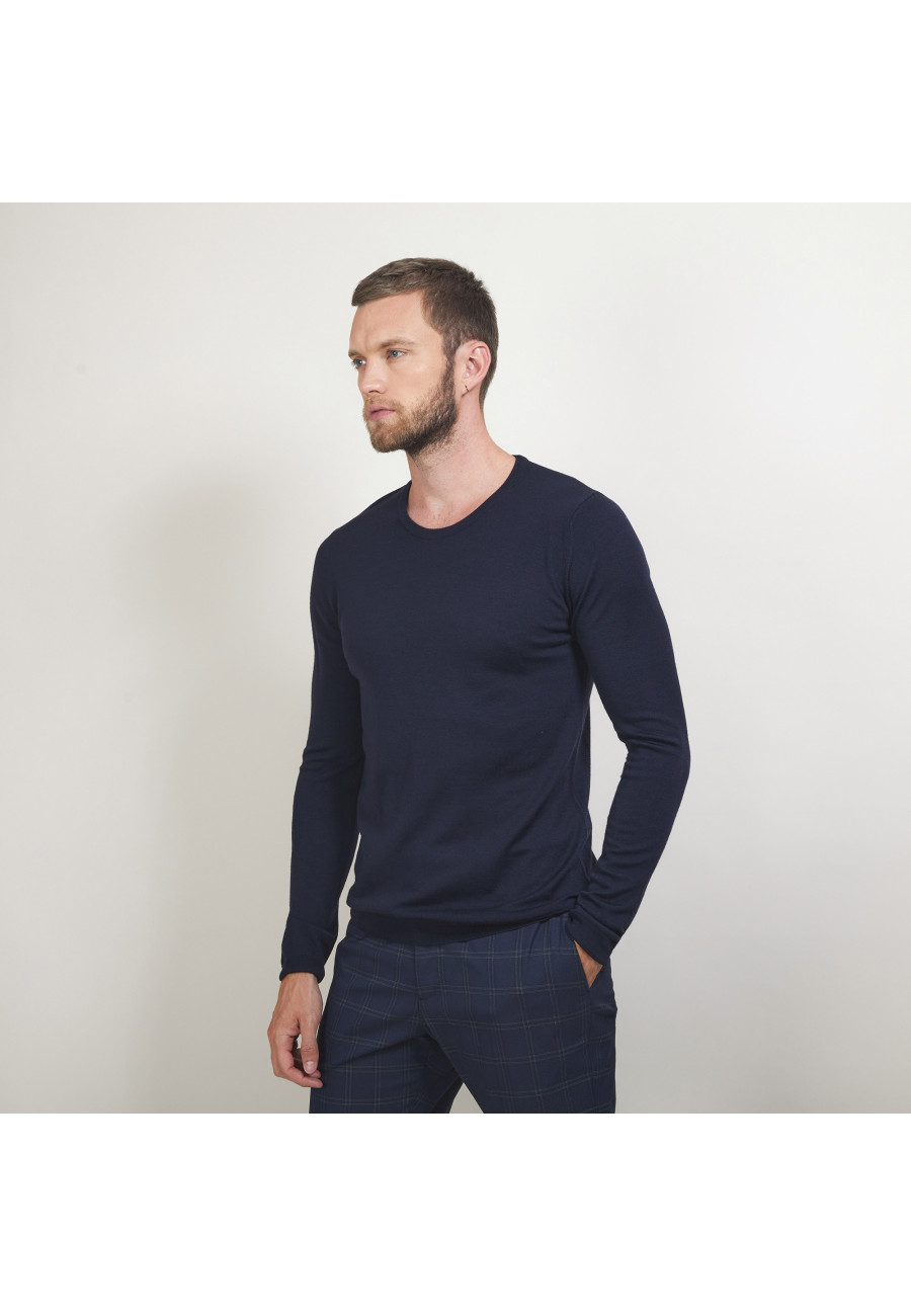 Round-neck wool sweater - Eddie