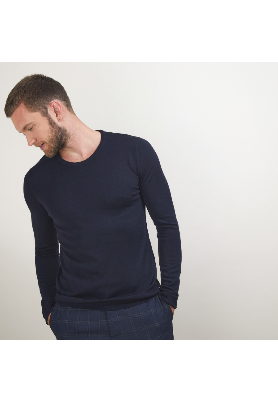 Round-neck wool sweater - Eddie