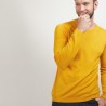 Pull col rond en laine - Bardem 7060 safran - 89 Moutarde