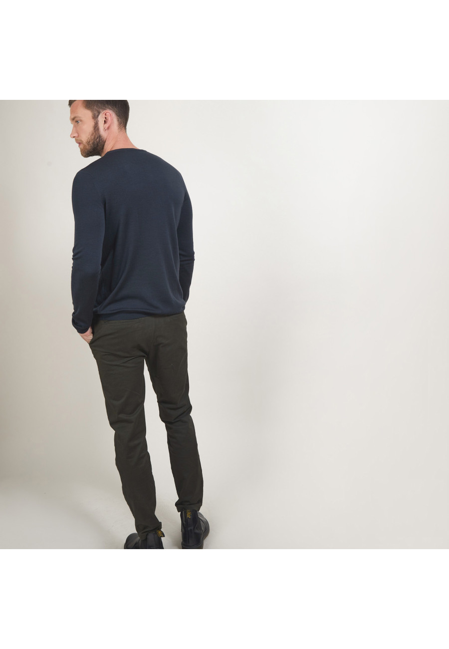 Round-neck wool sweater - Eddie