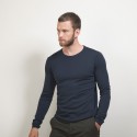 Pull col rond en laine - Bardem 7011 ombre - 10 Gris foncé