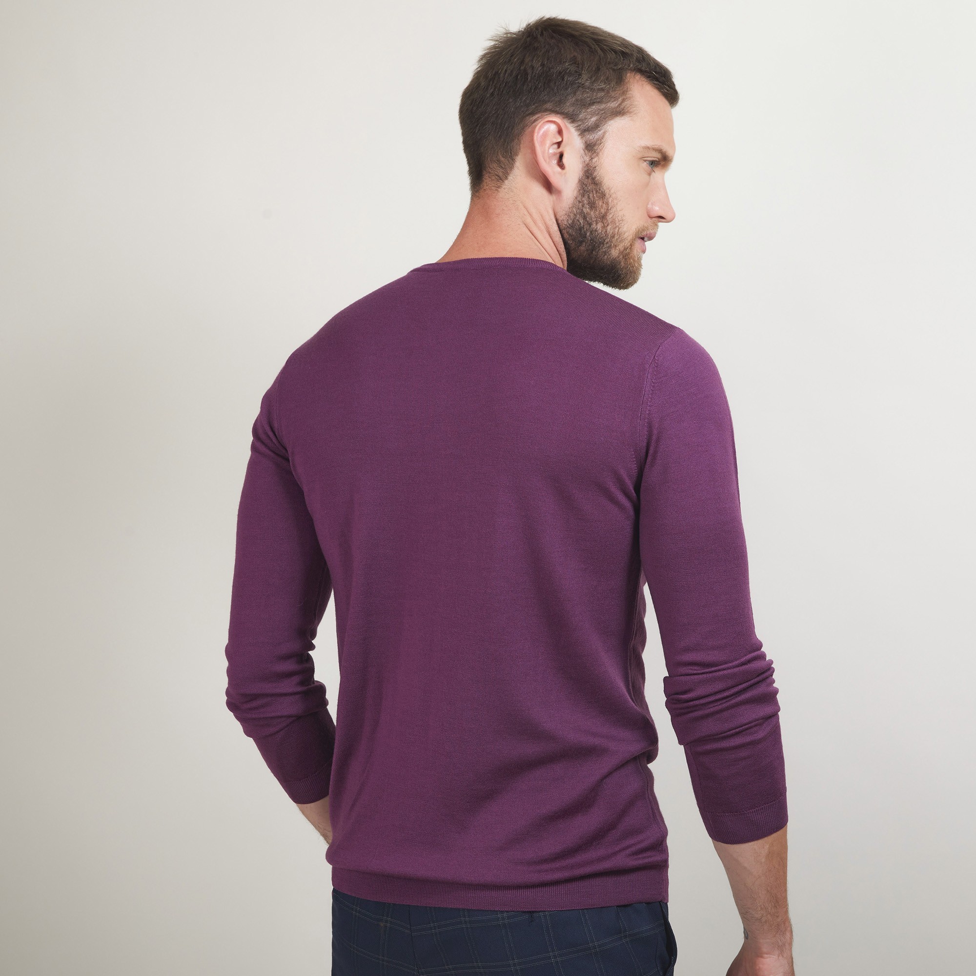 Round-neck wool sweater - Bardem