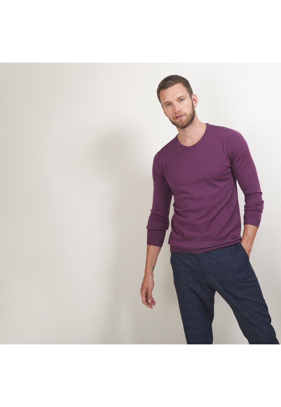 Round-neck wool sweater - Eddie