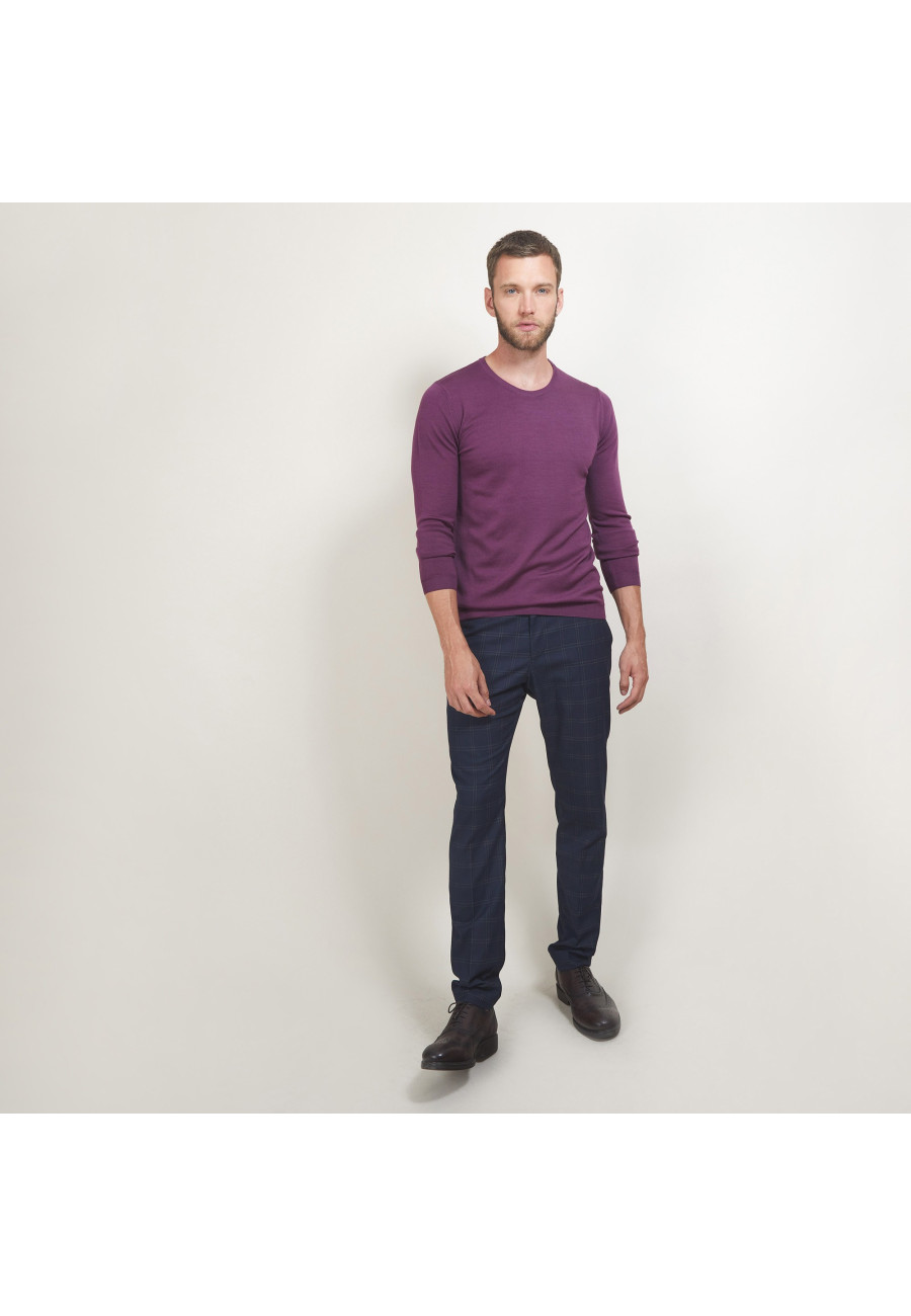Round-neck wool sweater - Eddie