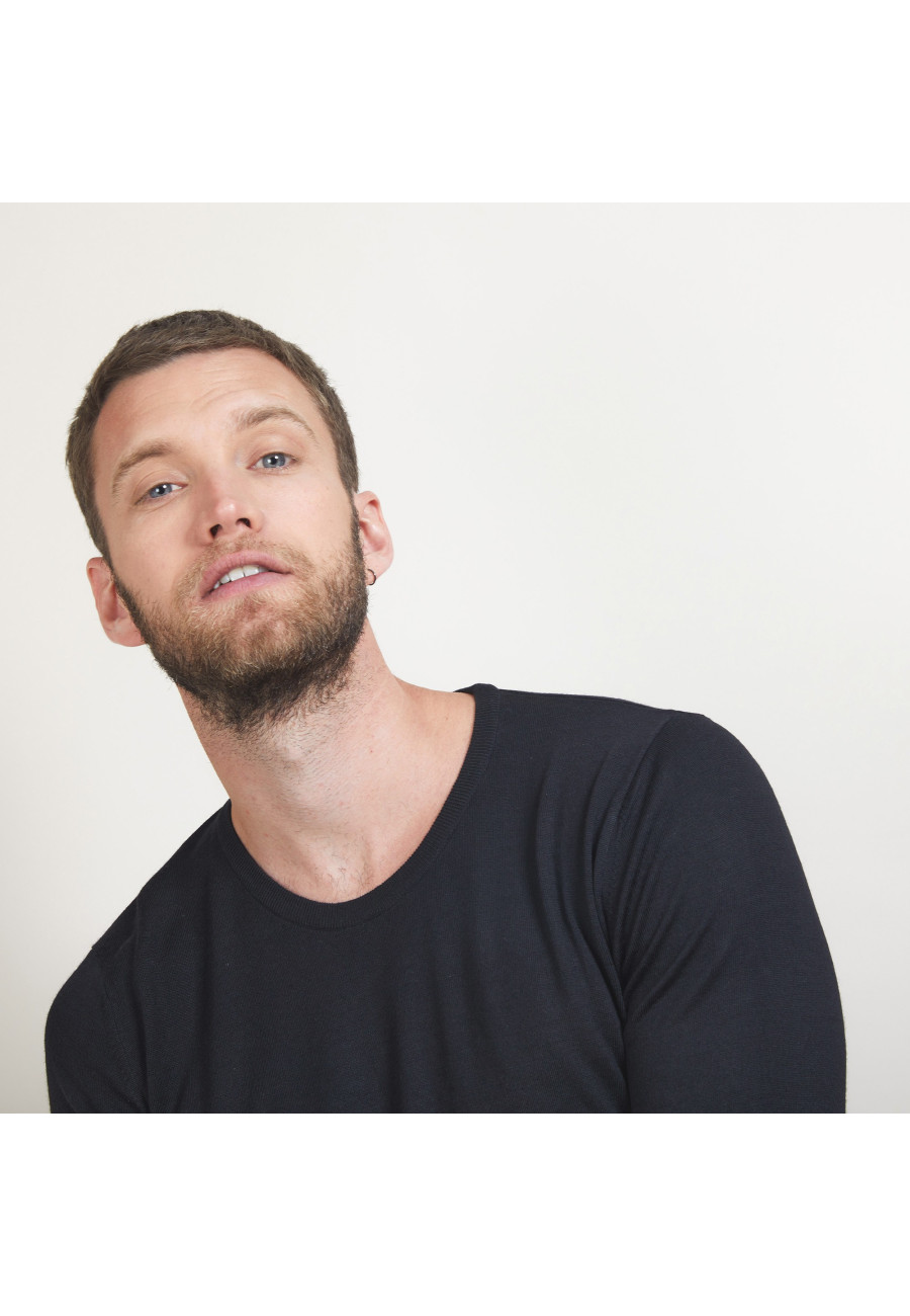 Round-neck wool sweater - Eddie