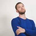 Pull col rond en laine - Bardem 7042 fregate - 48 Bleu roi