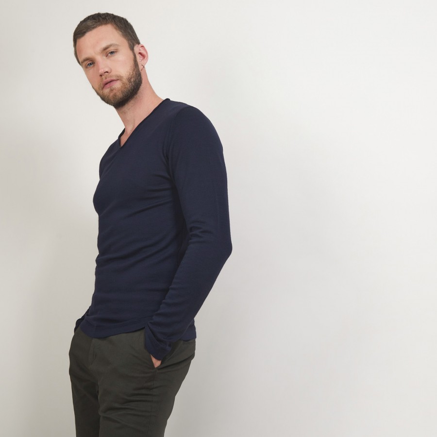 Suéter de lã com gola tunisina - Bono