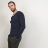 Pull col tunisien en laine - Bonno