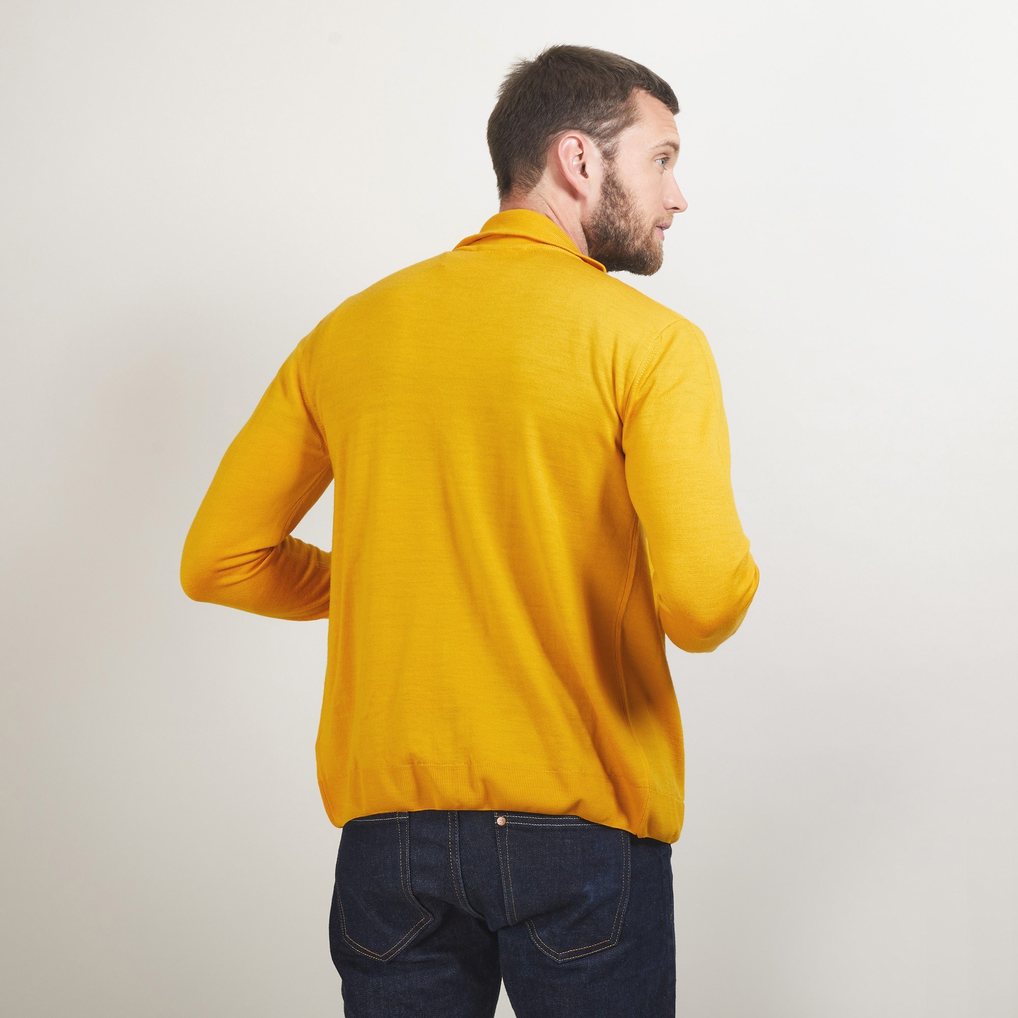 Zipped wool cardigan - Bastian