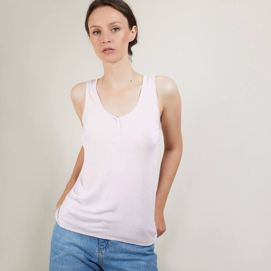 Bamboo cashmere tank top - Bonnie