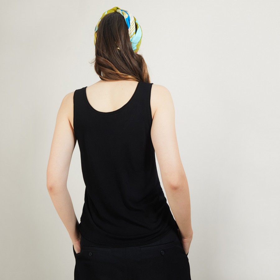 Bamboo cashmere tank top - Aetim