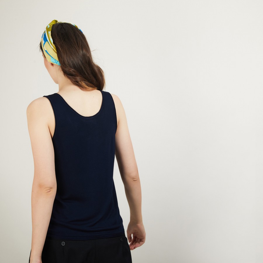 Bamboo cashmere tank top - Aetim