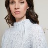 Zipped high-neck mohair sweater - Gilda