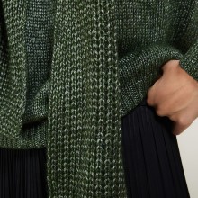 Viscose and baby alpaca scarf - Genu