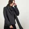 Viscose and baby alpaca scarf - Genu