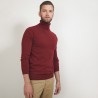 Pull col roulé en cachemire - Bruno 7082 grenat - 51 Bordeaux