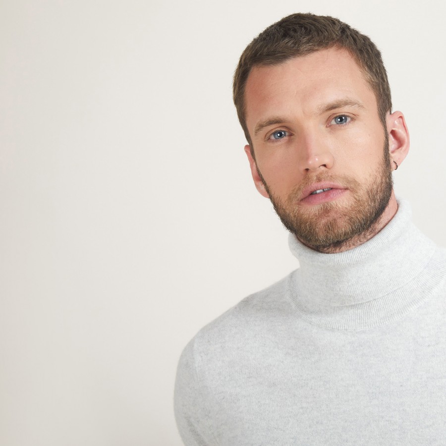 Suéter de cashmere com gola alta - Bruno