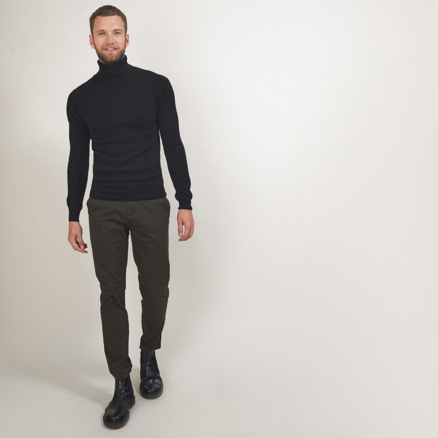 Suéter de cashmere com gola alta - Bruno