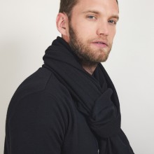 Echarpe en cachemire - Bubu 7010 noir - 01 Noir