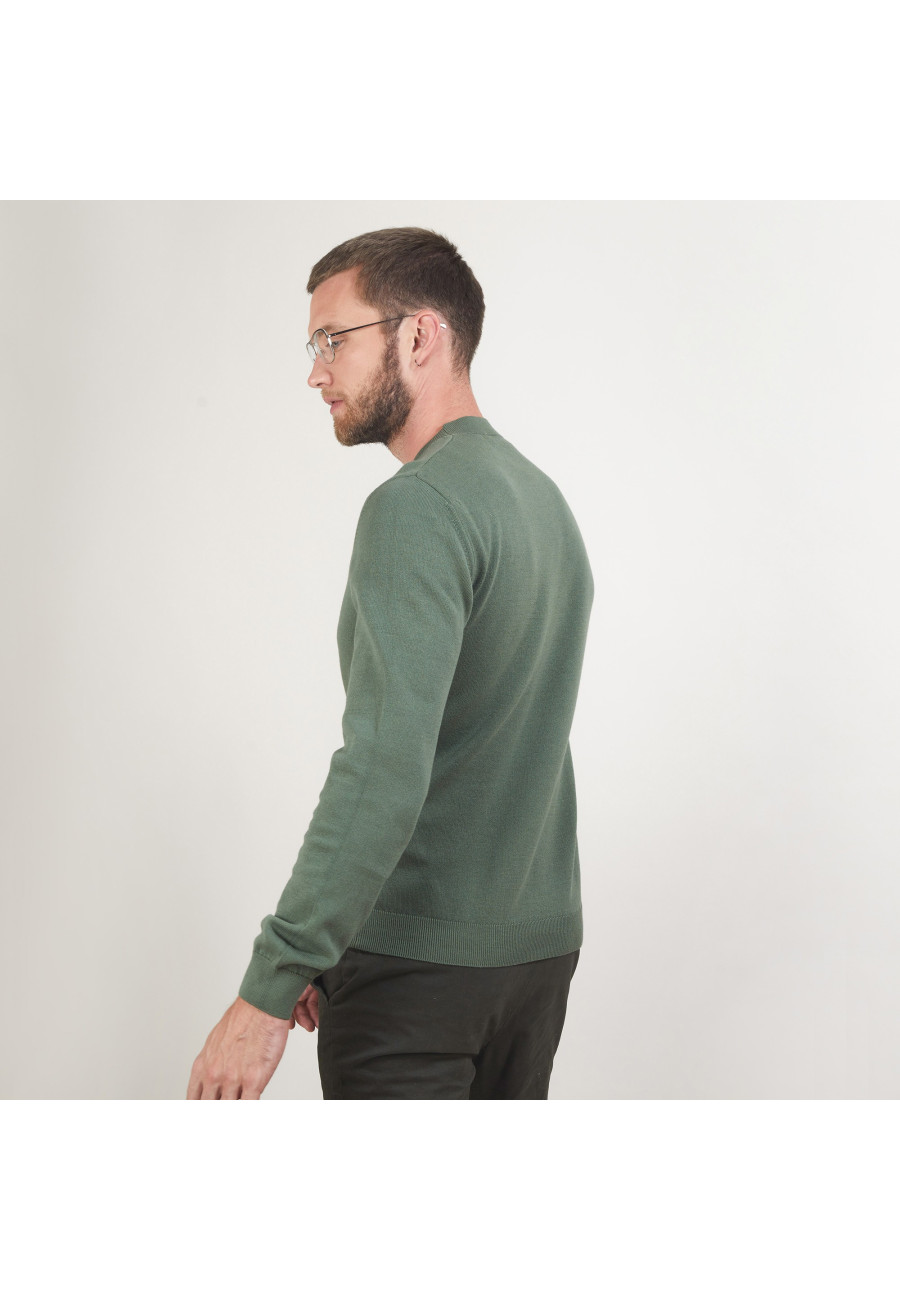 Suéter de algodão e cashmere com gola redonda - Burton