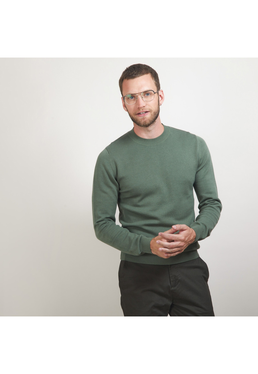 Round neck cotton cashmere sweater - Burton