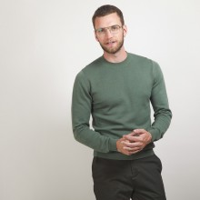 Round neck cotton cashmere sweater - Burton