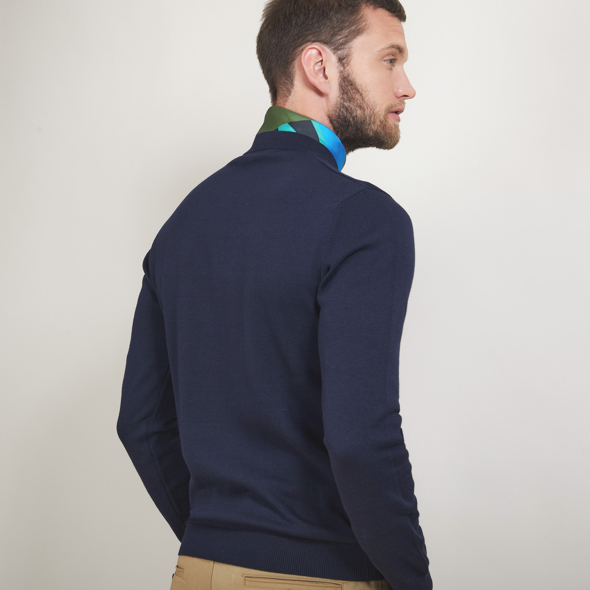 Round neck cotton cashmere sweater - Burton