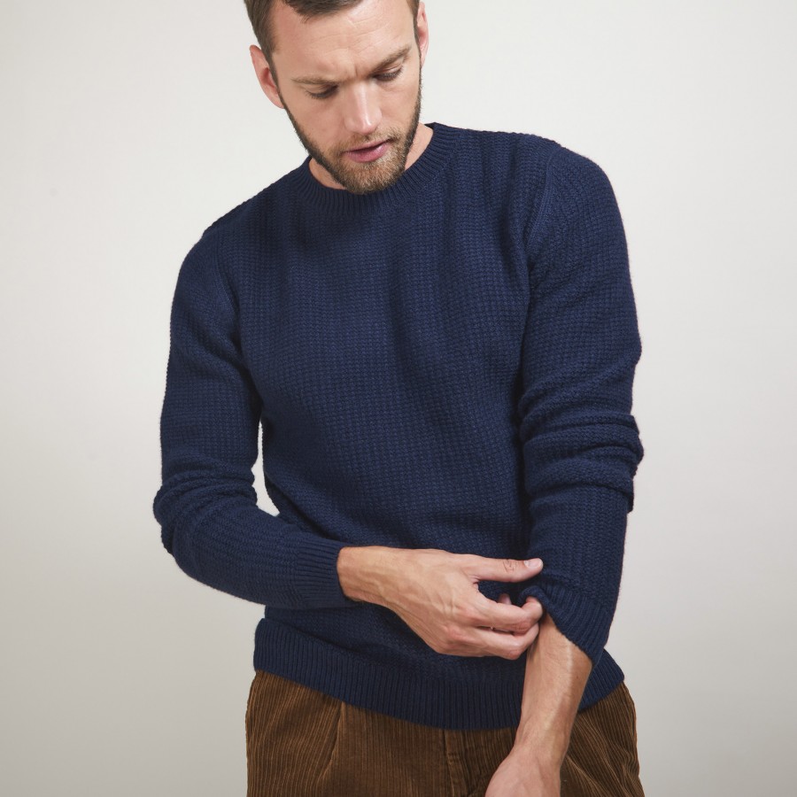 4-ply cashmere round neck sweater - Liverpool
