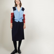 Cardigan col V en mohair - Flora