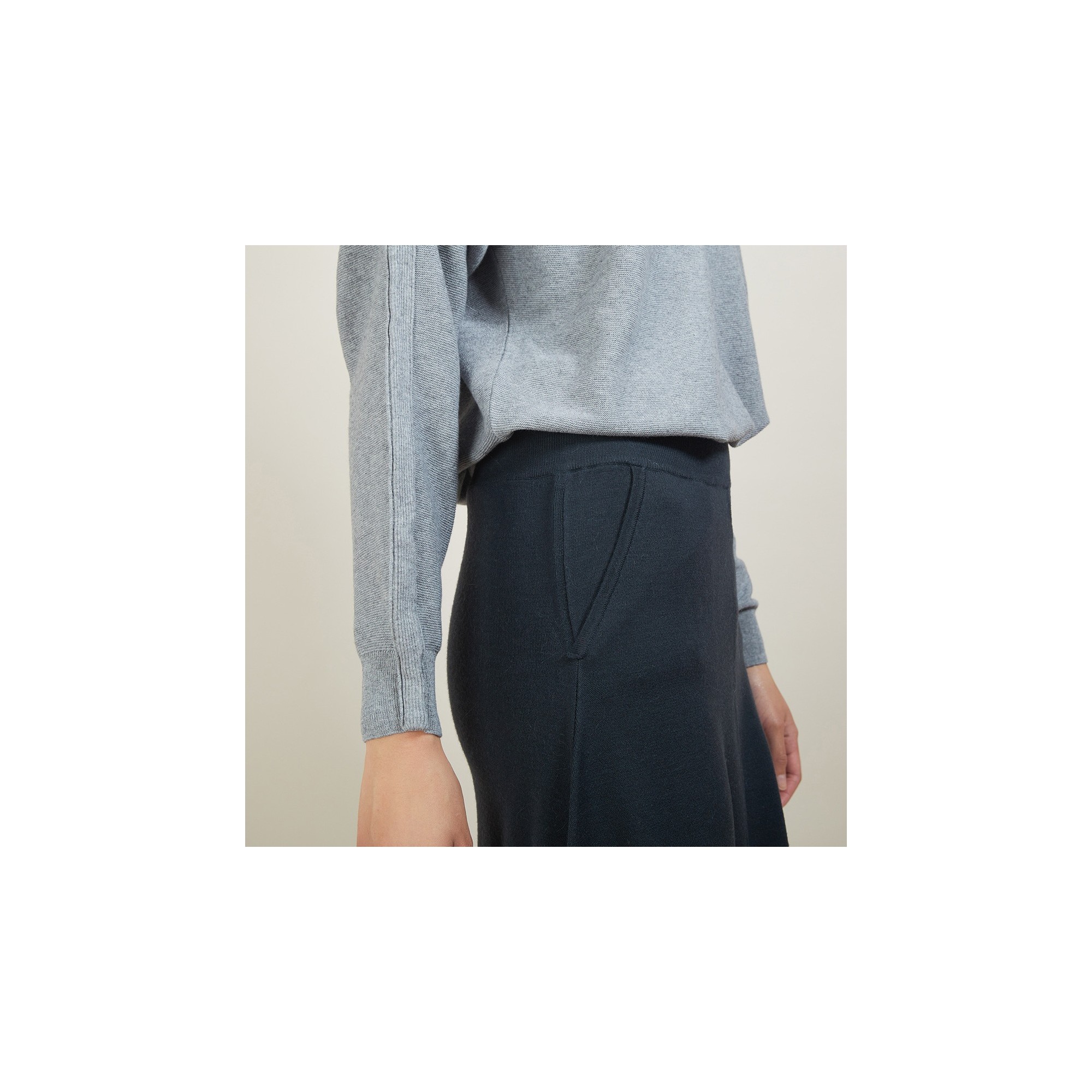 Jupe à poches en laine - Grazia