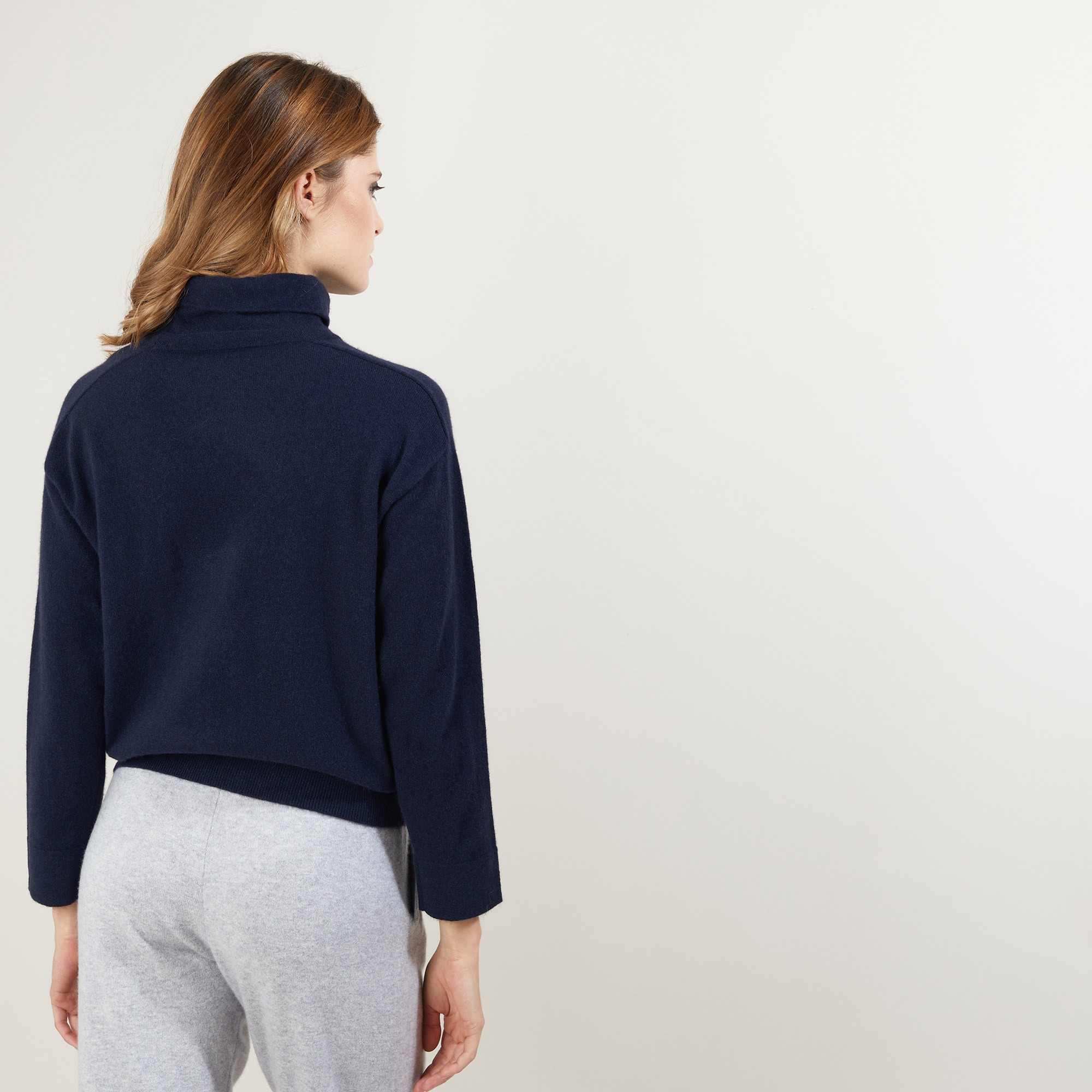 Cashmere hammer armholes sweater - Beverly