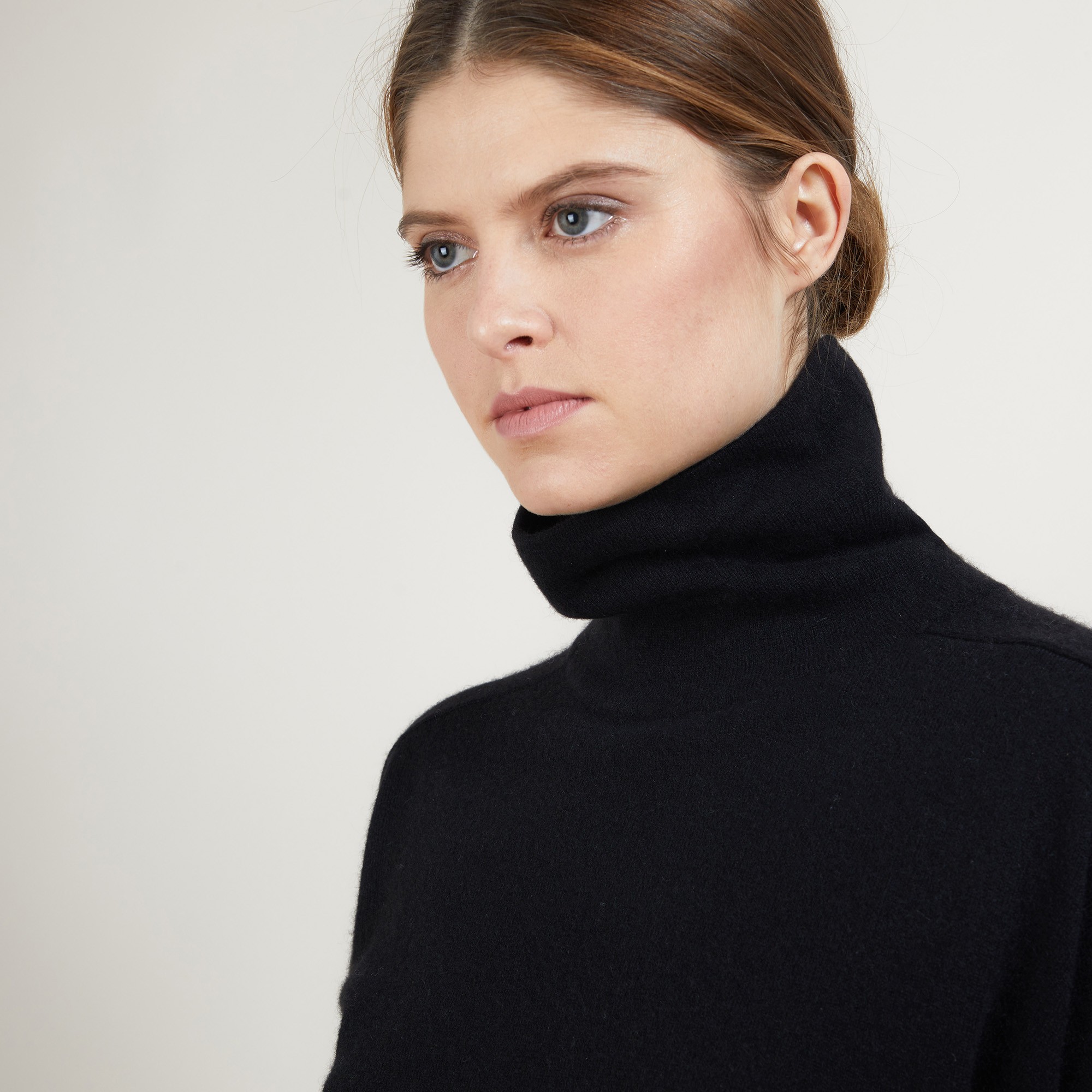 Pull emmanchures marteau en cachemire - Beverly 7010 noir - 01 Noir