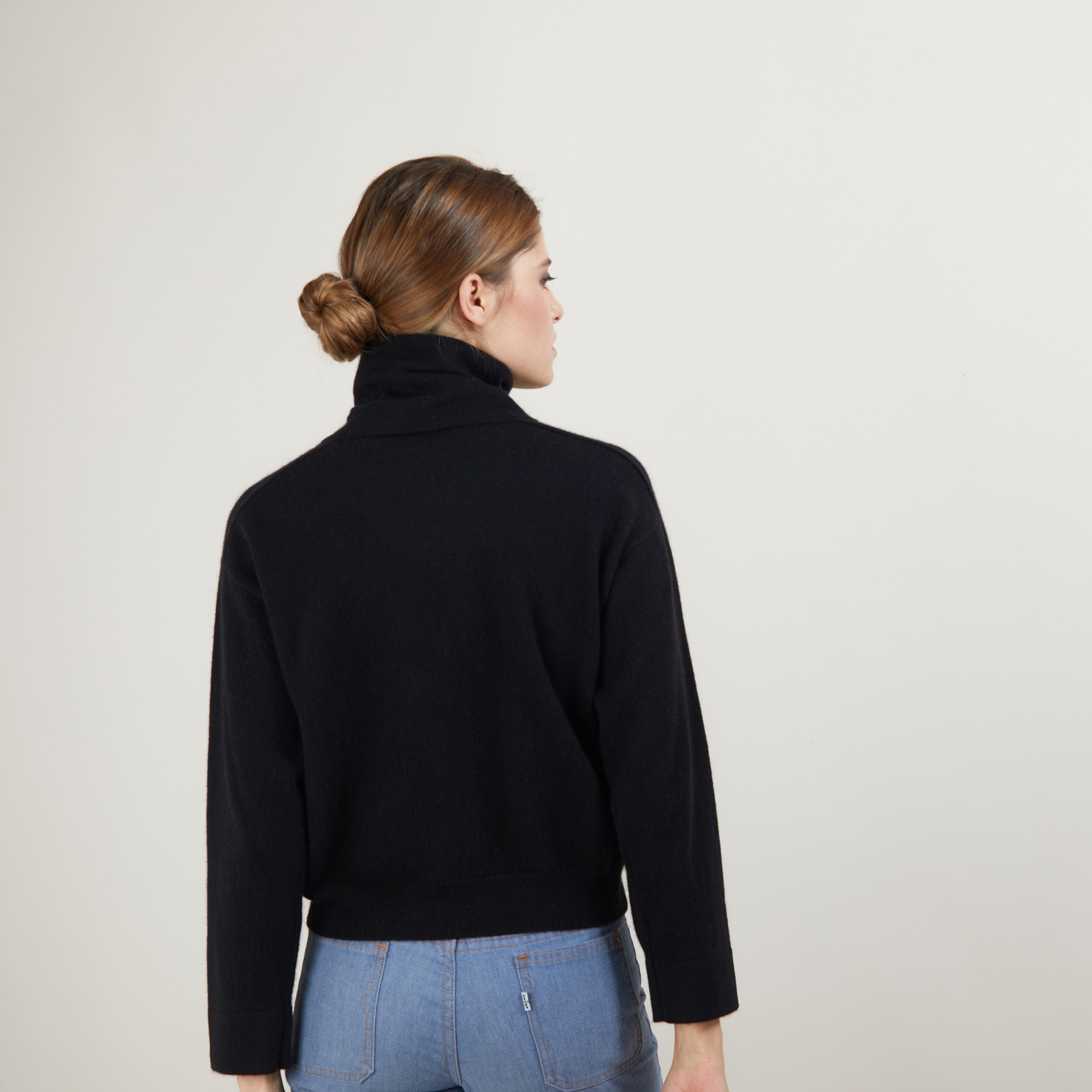 Cashmere hammer armholes sweater - Beverly