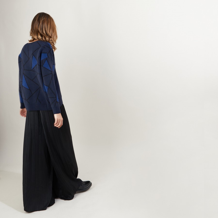 Jumper with geometric patterns - Felixa