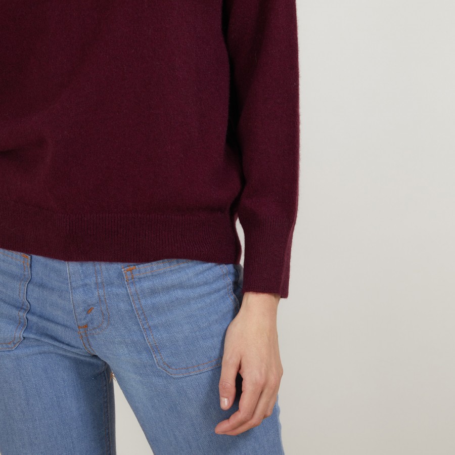 Pull emmanchures marteau en cachemire - Breee