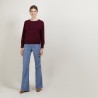 Pull col rond emmanchures marteau en cachemire - Bree 