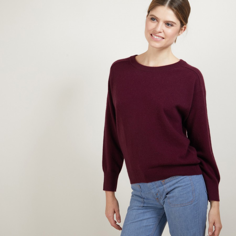 Pull emmanchures marteau en cachemire - Breee