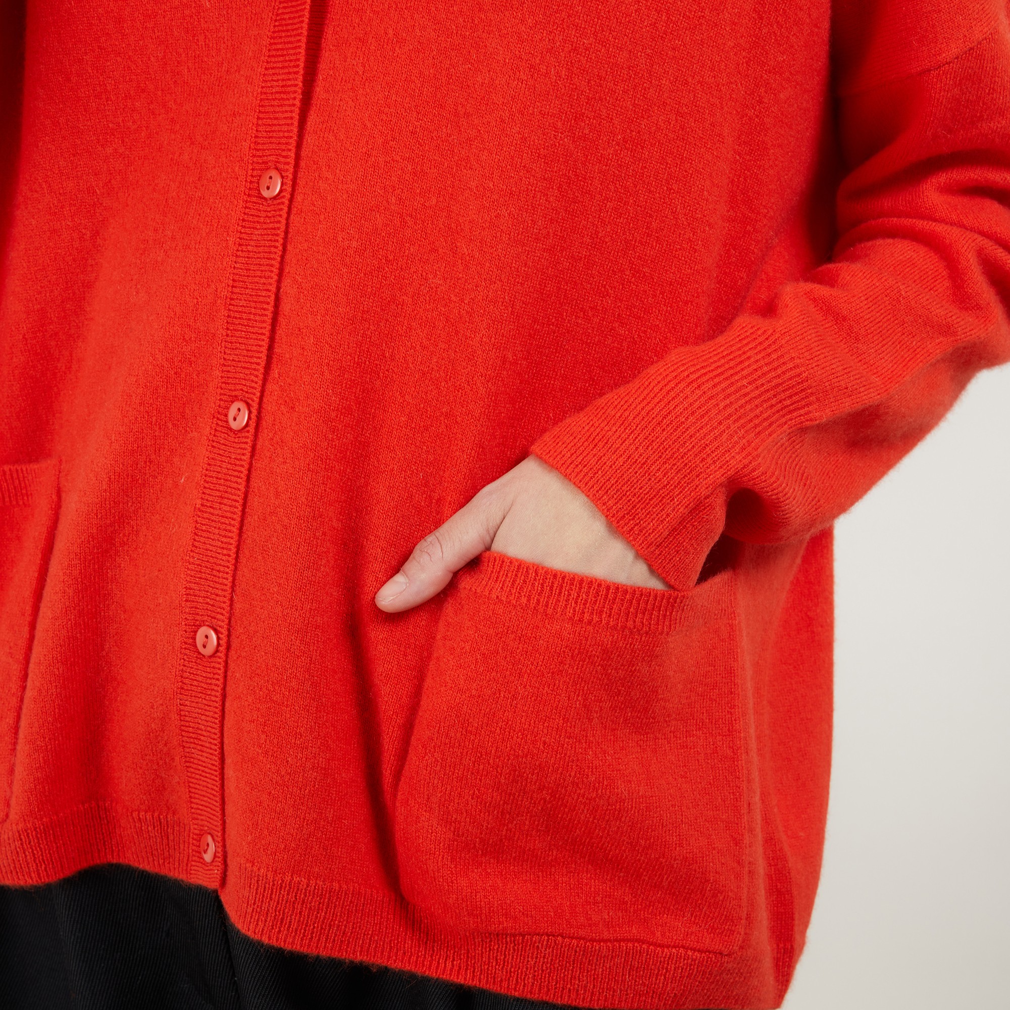 Cashmere cardigan - Brune