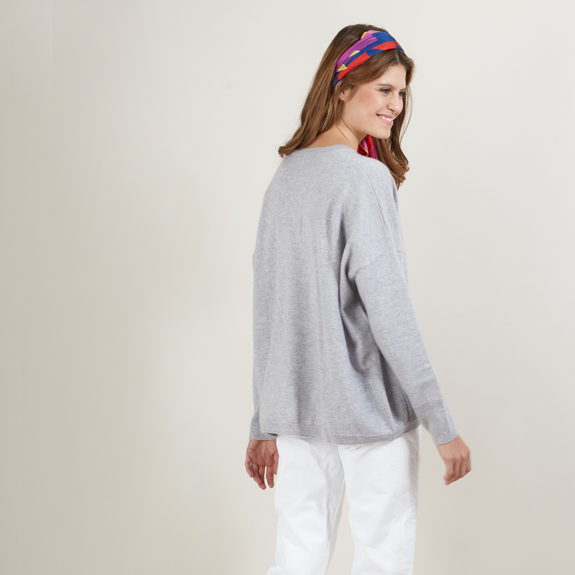 Cashmere cardigan - Brune
