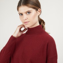 Pull col montant en cachemire - Bassa 7084 opale - 24 Rose clair