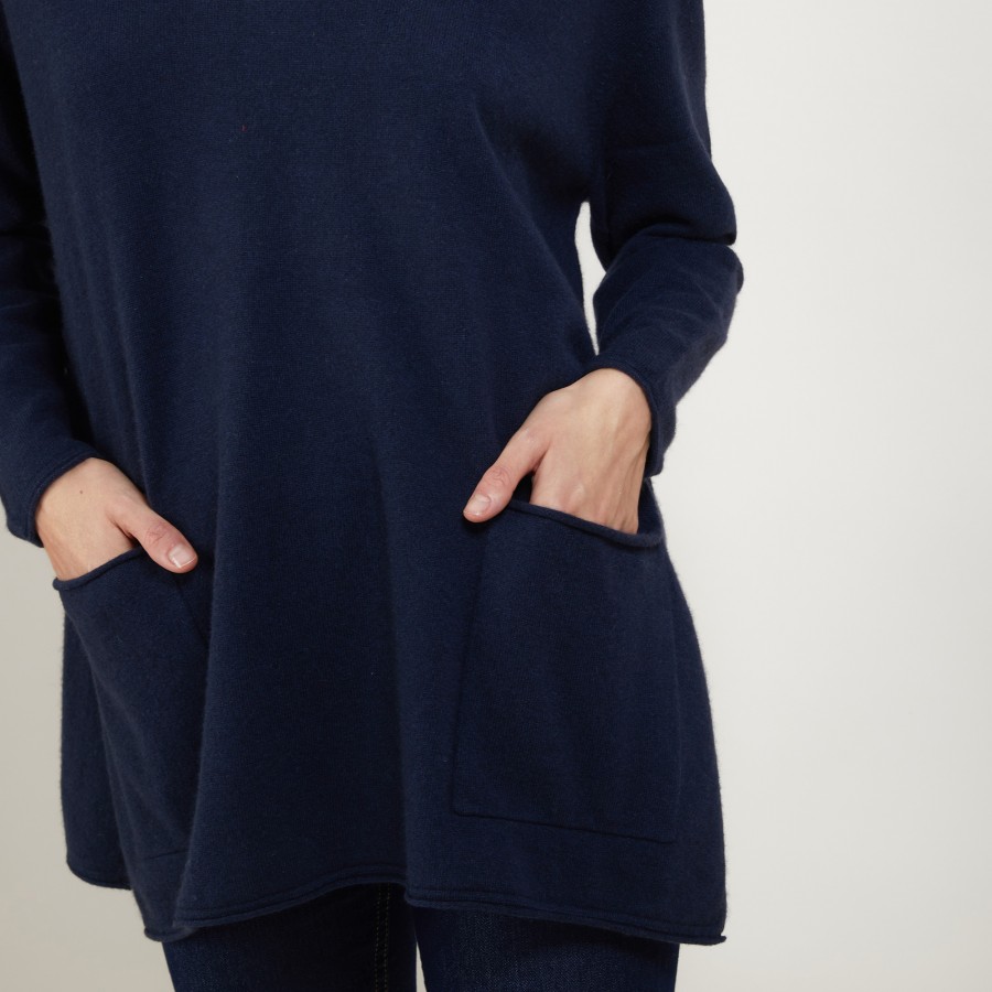 Loose V-neck cashmere sweater - Belinda