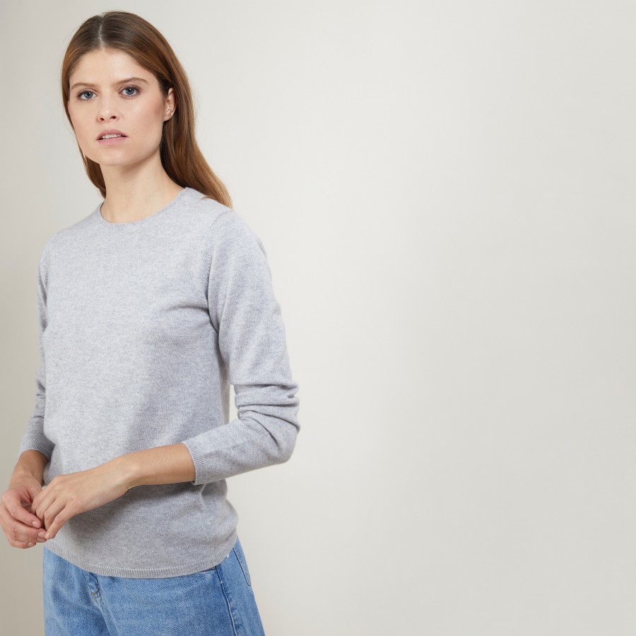 Cashmere round neck sweater - Abeline