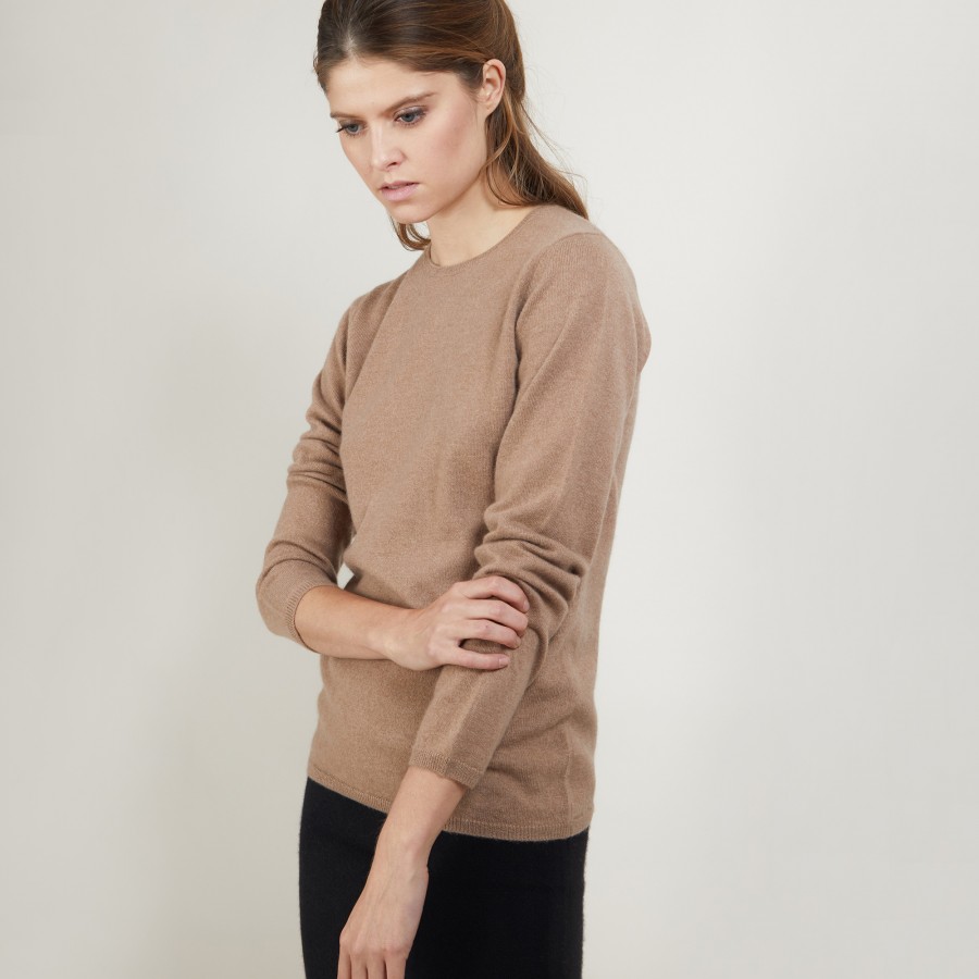 Cashmere round neck sweater - Abeline