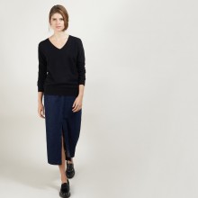 V-neck cashmere sweater BERTILLE