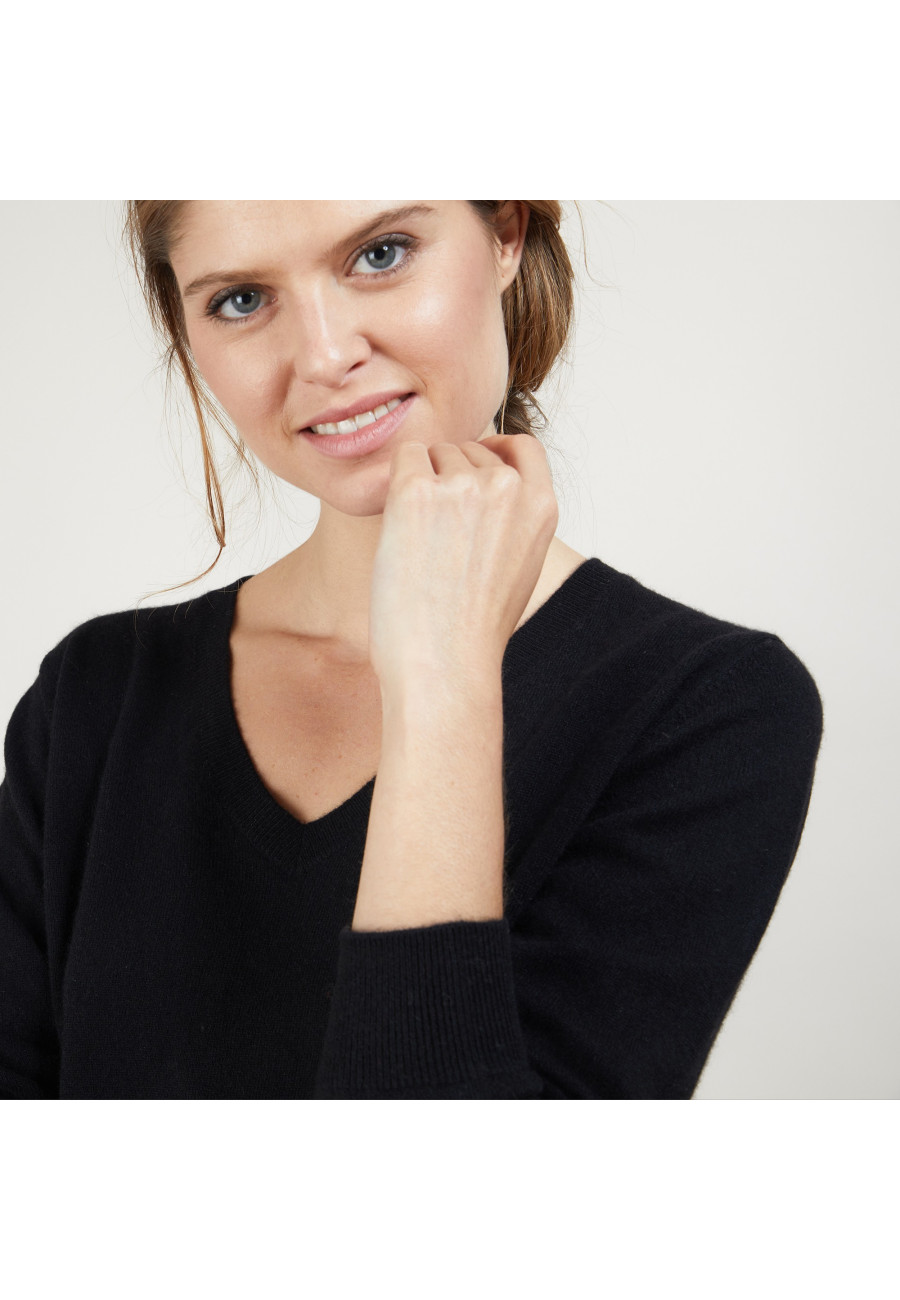 V-neck cashmere sweater - Abel