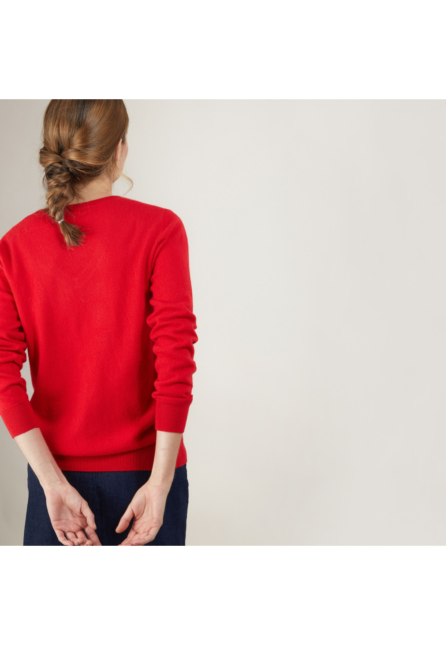 V-neck cashmere sweater - Abel